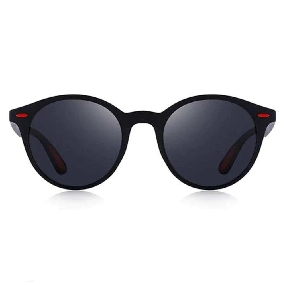 Polarized Sunglasses Men Driving Fishing Round Frame Sports Lentes Gafas Humbres